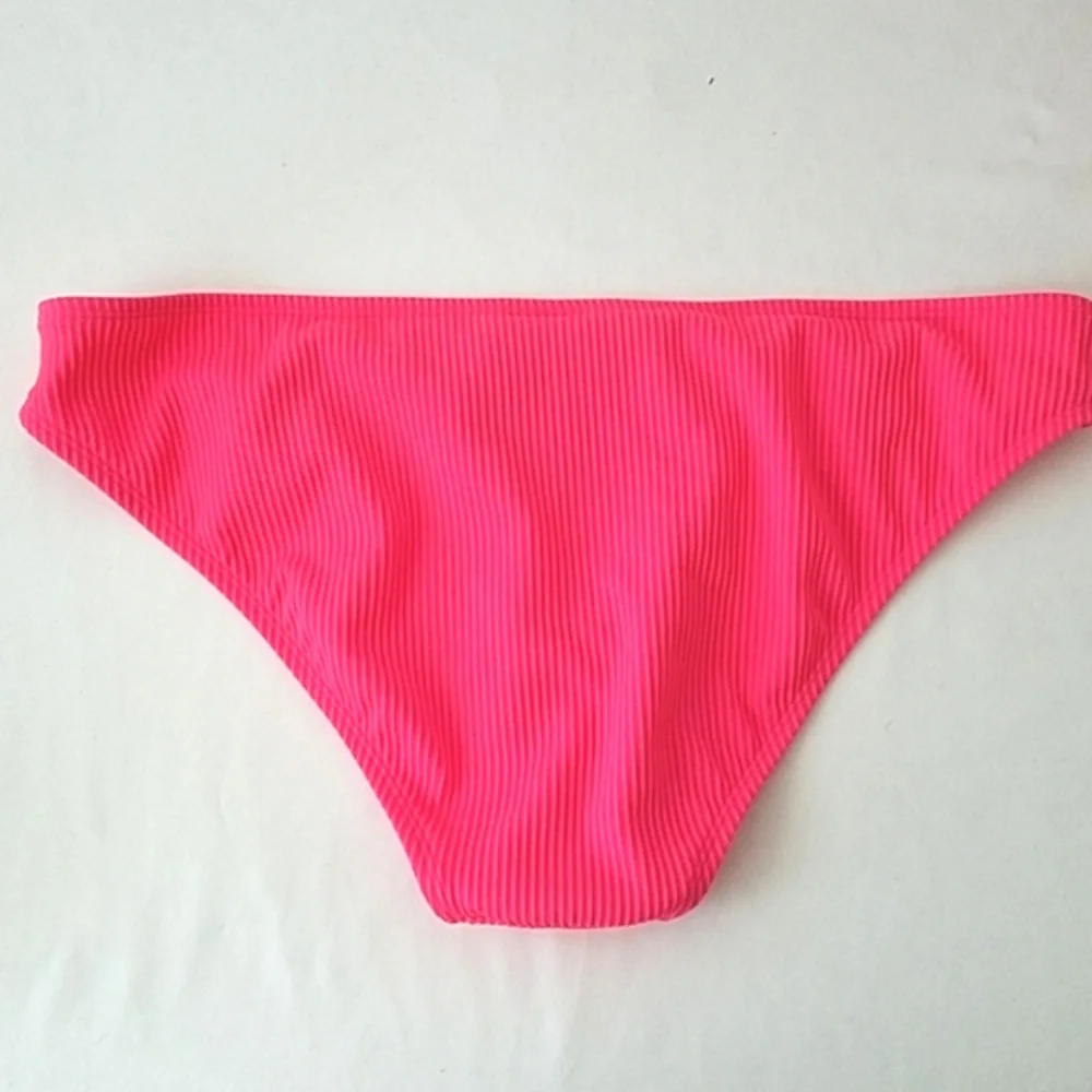 Xhilaration Floral Juniors Pique Bandeau Bikini Top and Ribbed Bottom Size XL Jr